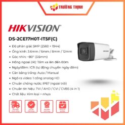 Camera Hikvision DS-2CE17H0T-IT5F(C)