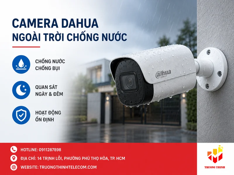 Giới thiệu tổng quan về Camera Dahua ngoài trời chống nước