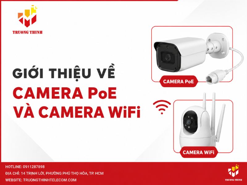 Giới thiệu về Camera PoE và camera WiFi