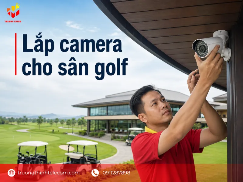 Lắp camera cho sân golf