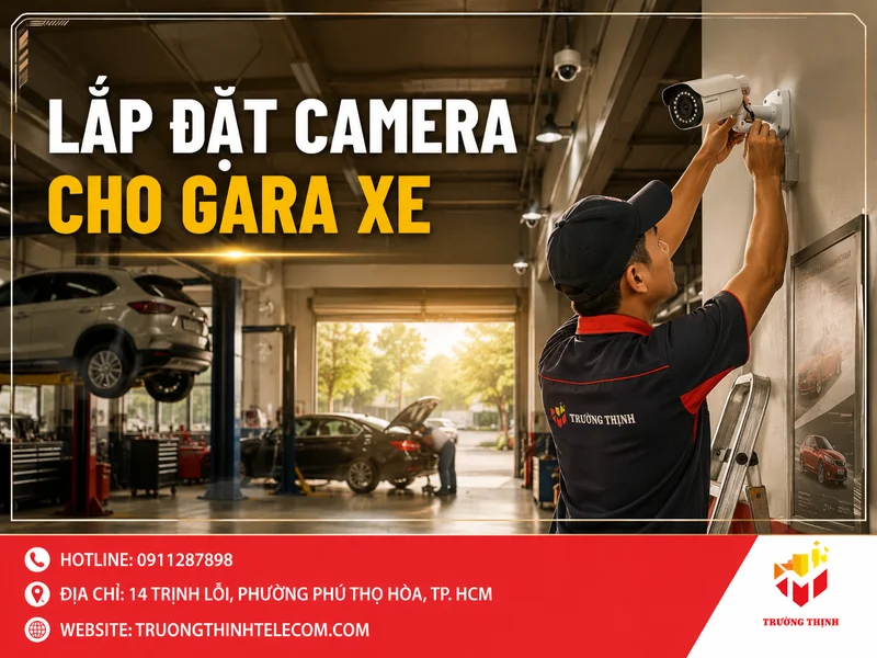 Lắp đặt camera cho gara xe