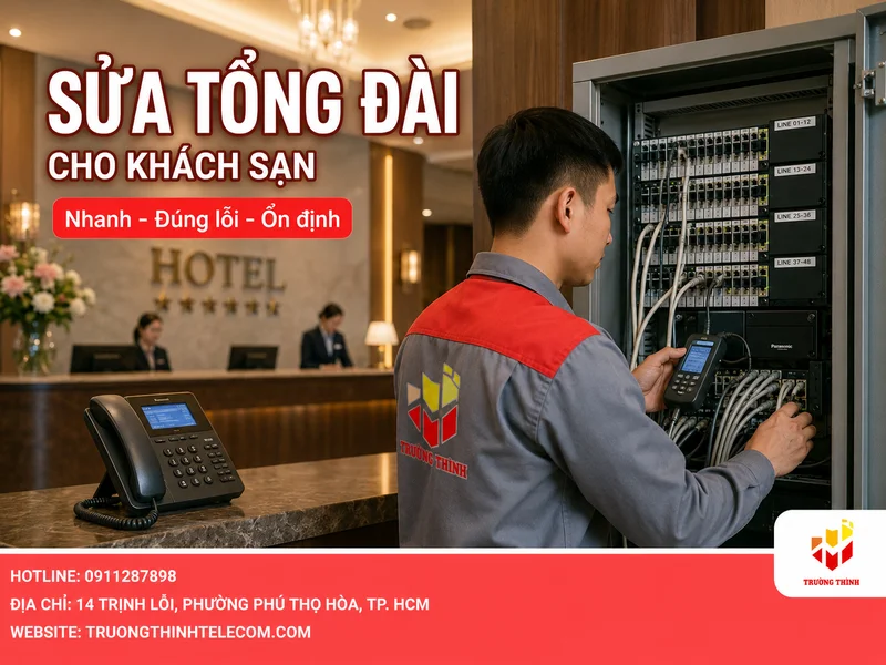 Sửa tổng đài cho khách sạn