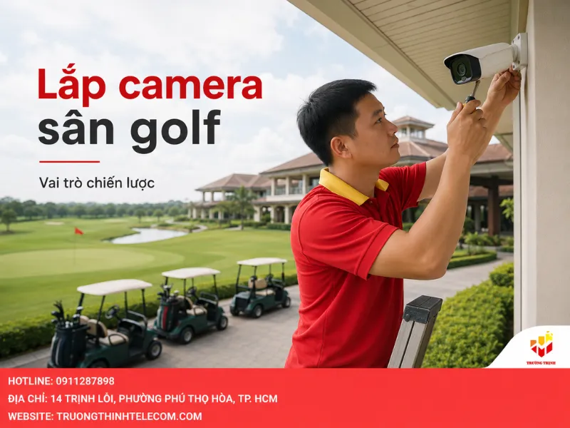 Tầm quan trọng chiến lược của việc lắp camera cho sân golf