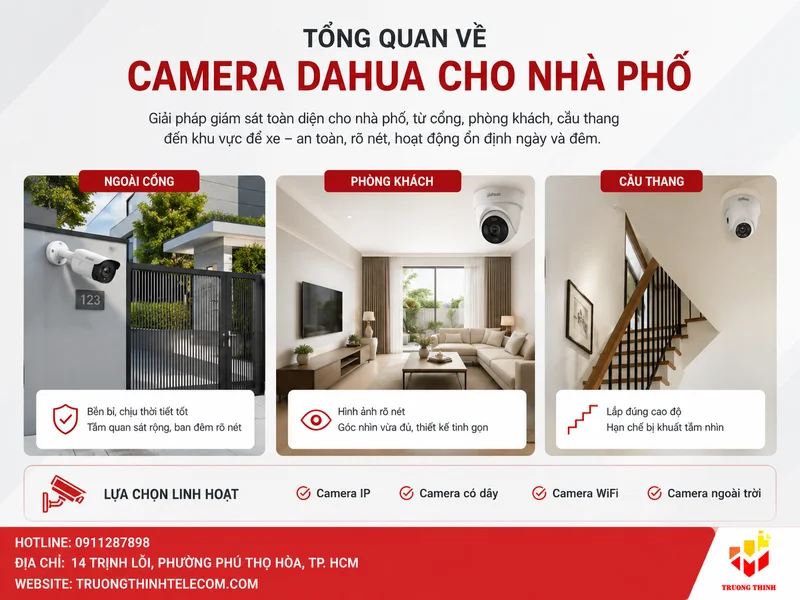 Tổng quan về Camera Dahua cho nhà phố