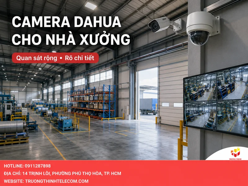Tổng quan về Camera Dahua cho nhà xưởng