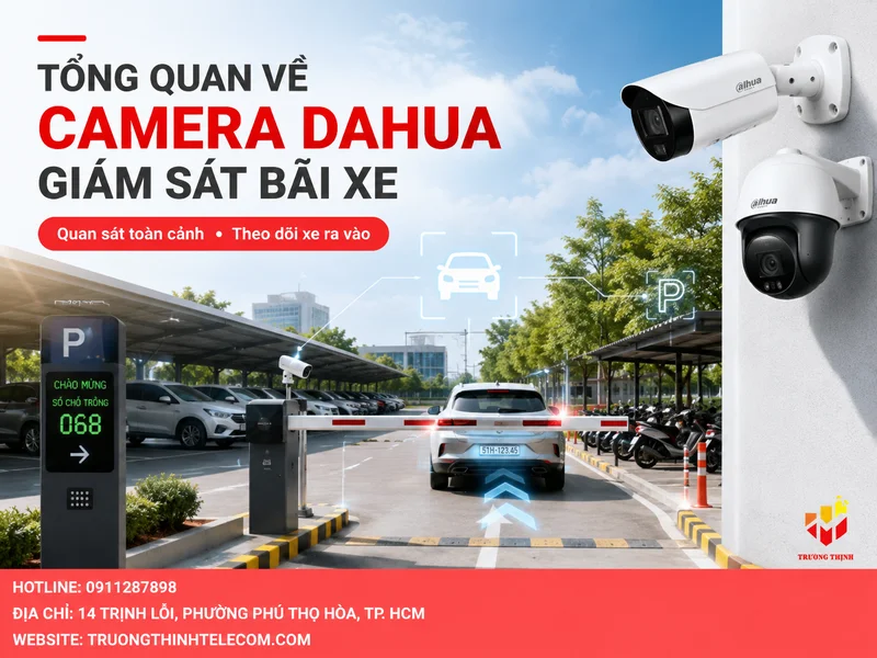 Tổng quan về Camera Dahua giám sát bãi xe