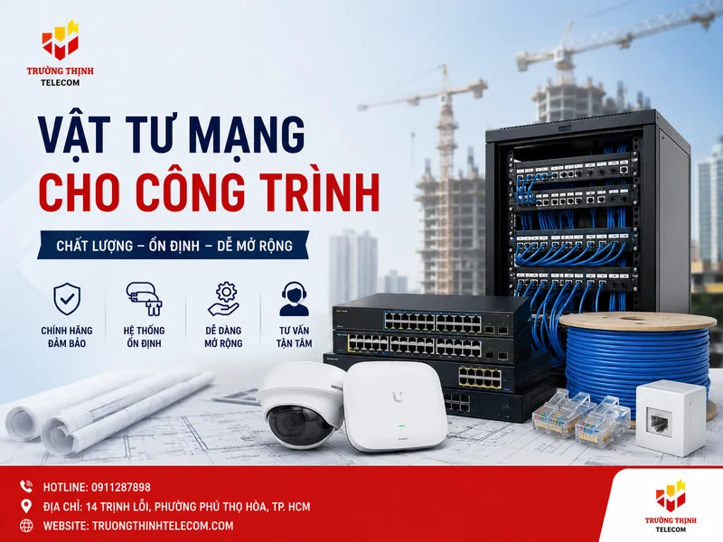 Vật tư mạng cho công trình