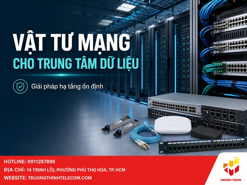 Vật tư mạng cho trung tâm dữ liệu