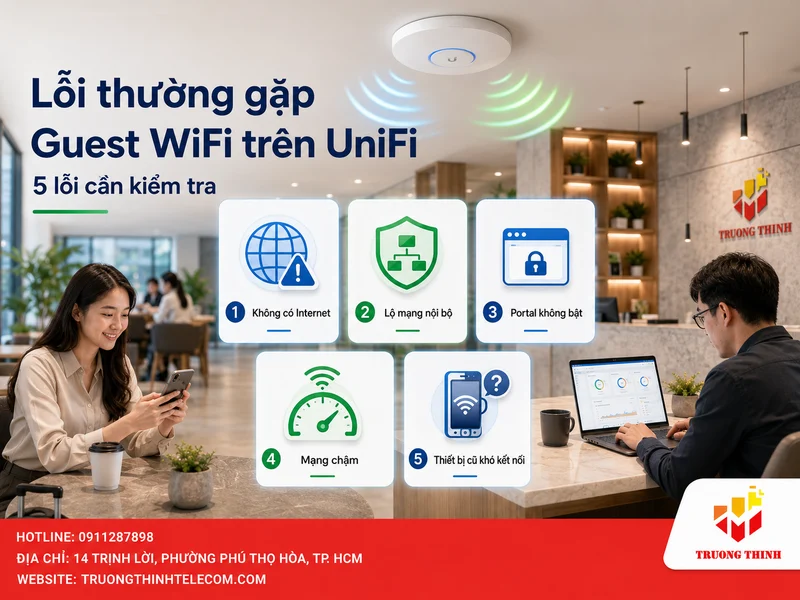 Các lỗi thường gặp khi tạo Guest WiFi trên UniFi