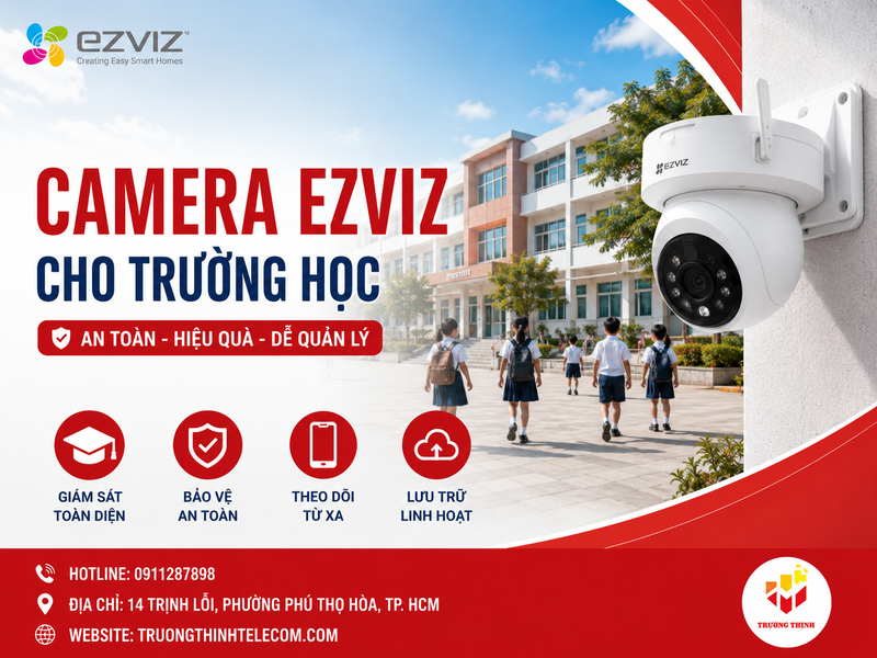 Camera Ezviz cho trường học