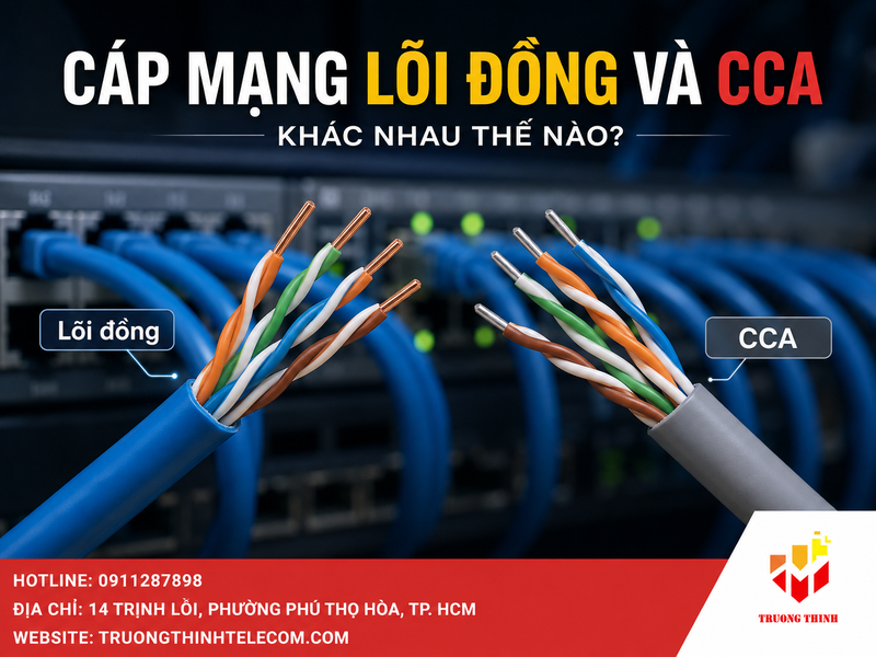 Cáp mạng lõi đồng và CCA