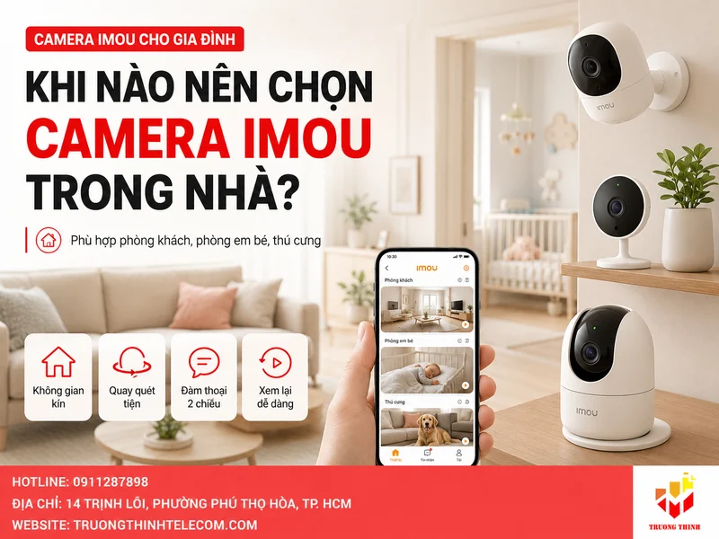 Khi nào nên chọn camera Imou trong nhà?