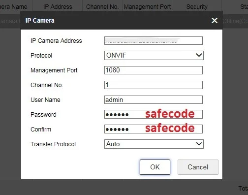 Nhập IP đã dò được từ tool