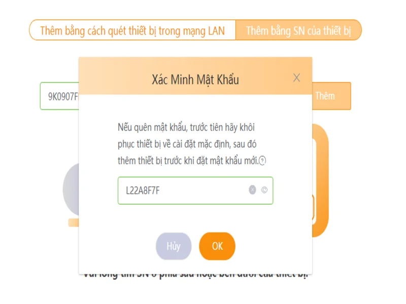 Nhập mã xác minh
