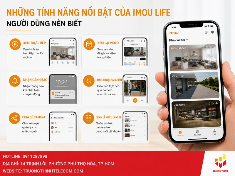 Những tính năng nổi bật của Imou Life người dùng nên biết