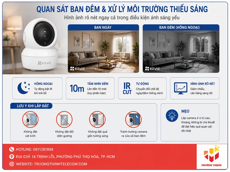 Quan sát ban đêm và xử lý môi trường thiếu sáng