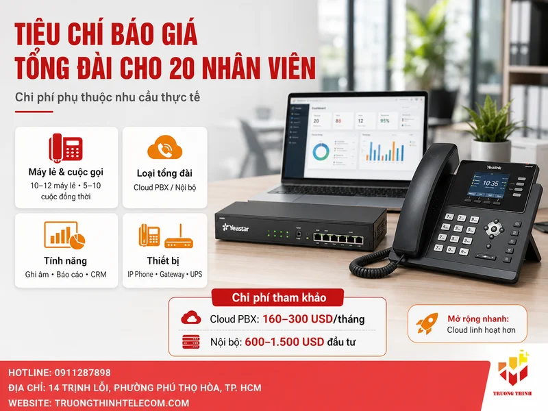 Tiêu chí báo giá và các yếu tố ảnh hưởng chi phí