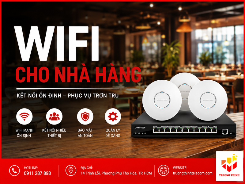 Wifi cho nhà hàng