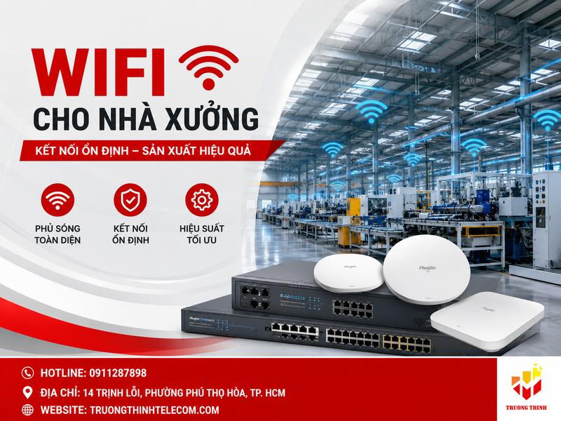 Wifi cho nhà xưởng