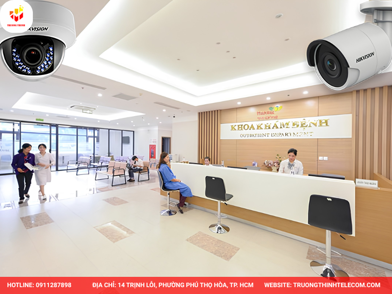 Lắp đặt camera bệnh viện